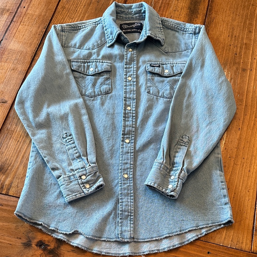 Wrangler Light Blue Denim Shirt
